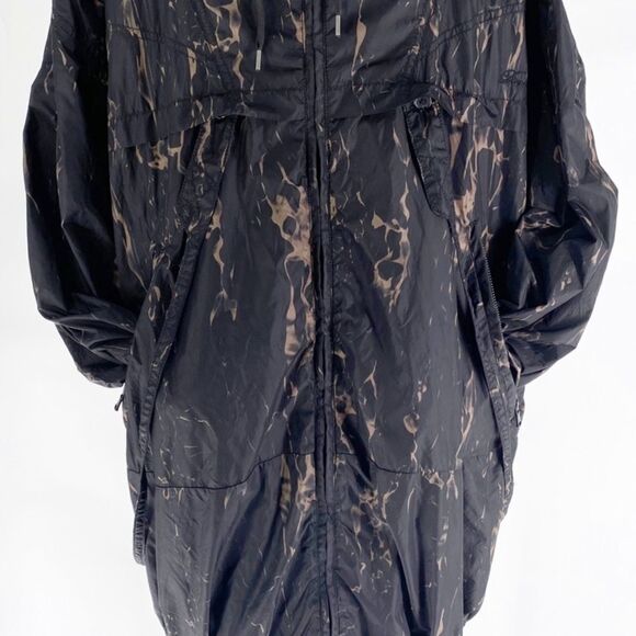 Diesel Oversized Windbreaker Jacket Black and Gold Runway Fashion Show - Picture 7 of 15